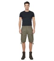 Shorts cargo vintage Build Your Brand - Bermudas de verano estilo militar - Shorts de algodón B2002 en camuflaje verde/gris, verde oliva o negro