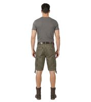 Shorts cargo vintage Build Your Brand - Bermudas de verano estilo militar - Shorts de algodón B2002 en camuflaje verde/gris, verde oliva o negro