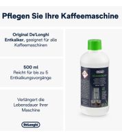 DeLonghi EcoDecalk Entkalker für alle Kaffeemaschinen geeignet Kaffee-Zubehör 500ml **B-Ware – geprüft & funktionell einwandfrei** Weiß/Grün