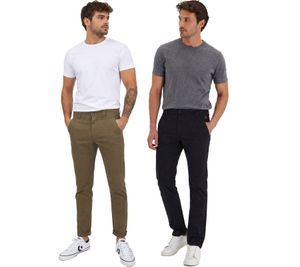 klassische BLEND BHTromp Herren Chinohose mit Reißverschluss Stoffhose 20703188ME in Braun oder Schwarz