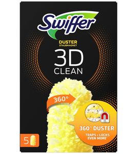 5er-Pack Swiffer Staubmagnet-Tücher 360° Nachfüllpack aus Mikrofasern Staub-Tücher **B-Ware – geprüft & funktionell einwandfrei** 21306349 S824 Gelb