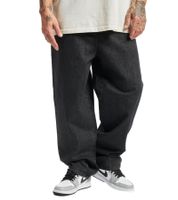 Jean homme Urban Classics, coupe ample, jambes larges, en coton, noir/gris ou noir