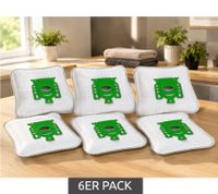 Swirl M40/M50 Vacuum Cleaner Bags (6-Pack) with EcoPor Filter – 6 Dust Bags + 1 Microfilter (Year's Supply) **B-Stock – Tested & Fully Functional** White/Green