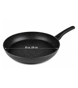 STONELINE Frying Pan with High-Quality Non-Stick Coating (Ø 28 cm) **B-Stock – Inspected & Fully Functional** Black
