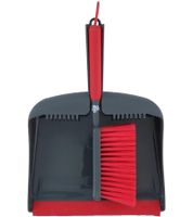 Dirt Devil Dustpan and Hand Brush Set with ergonomic handle for comfortable use **B-Stock – inspected & fully functional** Black/Red