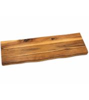 Planche à découper et à servir KESPER, pratique et fabriquée en bois certifié FSC®. Planche en bois d'environ 53 x 18 x 2 cm. **Produit de seconde main – testé et entièrement fonctionnel**. Marron.
