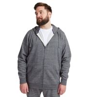 klassische BLEND BT Velno Herren Kapuzenjacke mit Reißverschluss Sweatjacke Große Größen 20714928ME in Grau, Blau oder Schwarz