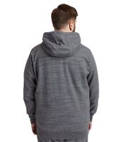 klassische BLEND BT Velno Herren Kapuzenjacke mit Reißverschluss Sweatjacke Große Größen 20714928ME in Grau, Blau oder Schwarz