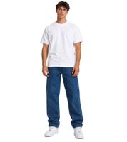Comodi jeans da uomo DEF in puro cotone, pantaloni casual per tutti i giorni, disponibili in blu o grigio