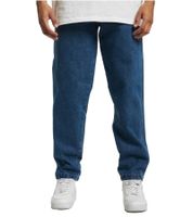 Comodi jeans da uomo DEF in puro cotone, pantaloni casual per tutti i giorni, disponibili in blu o grigio