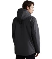 Anorak déperlant NAPAPIJRI Rainforest Pocket 2, veste d'hiver NP0A4GMD, coloris kaki ou gris foncé
