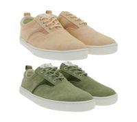 leichte GROUNDIES Barfußschuhe La Paz Damen Low-Top Mesh-Sneaker mit TrueSense Sohle nachhaltige und vegane Schnür-Schuhe GND-130264 in Rosa oder Khaki