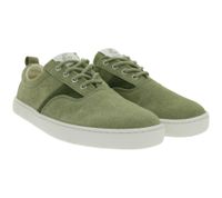 leichte GROUNDIES Barfußschuhe La Paz Damen Low-Top Mesh-Sneaker mit TrueSense Sohle nachhaltige und vegane Schnür-Schuhe GND-130264 in Rosa oder Khaki
