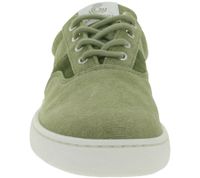 leichte GROUNDIES Barfußschuhe La Paz Damen Low-Top Mesh-Sneaker mit TrueSense Sohle nachhaltige und vegane Schnür-Schuhe GND-130264 in Rosa oder Khaki