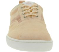 leichte GROUNDIES Barfußschuhe La Paz Damen Low-Top Mesh-Sneaker mit TrueSense Sohle nachhaltige und vegane Schnür-Schuhe GND-130264 in Rosa oder Khaki