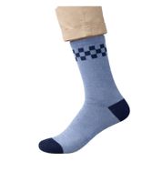 12 Paar SCOTCH & SODA Herren Terry-Crew-Socken Alltags-Strümpfe Baumwoll-Socken Größe 41-46 Business-Socken Blau/Weiß