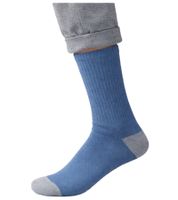 12 Paar SCOTCH & SODA Herren Terry-Crew-Socken Alltags-Strümpfe Baumwoll-Socken Größe 41-46 Business-Socken Blau/Weiß