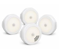 BRILO LED-Beleuchtungsspots 4er-Set mit Bewegungs- & Dämmerungssensor 4x60lm 3000K **B-Ware – geprüft & funktionell einwandfrei** in Weiß
