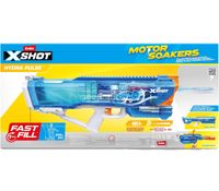 ZURU X-SHOT Motor Soaker Wasserpistole HYDRA PULSE voll motorisierter Wasserblaster 650 ml mit wiederaufladbare Batterie **B-Ware – geprüft & funktionell einwandfrei** Bunt