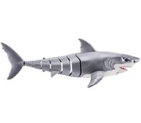 ZURU ROBO ALIVE Weißer Hai – interaktives Wasserspielzeug mit leuchtenden Augen & lebensechter Schwimmbewegung L 40 x B 18 x H 16 cm **B-Ware – geprüft & funktionell einwandfrei** Bunt