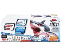 ZURU ROBO ALIVE Weißer Hai – interaktives Wasserspielzeug mit leuchtenden Augen & lebensechter Schwimmbewegung L 40 x B 18 x H 16 cm **B-Ware – geprüft & funktionell einwandfrei** Bunt