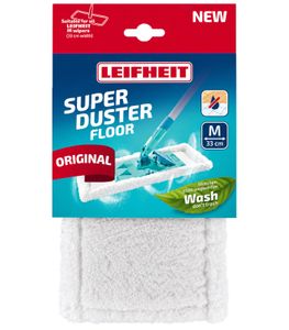 LEIFHEIT Super Duster Floor Staubbezug M 33 cm **B-Ware – geprüft & funktionell einwandfrei** Weiß