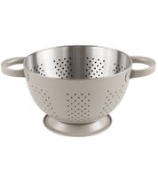 Sieb mit 2 seitlichen Griffen Abtropfsieb Ø ca. 22 cm Küchensieb **B-Ware – geprüft & funktionell einwandfrei** Silber