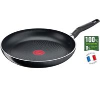 Tefal Start Easy Aluminium Bratpfanne mit Titanium-Antihaftbeschichtung Pfanne Ø 24 cm **B-Ware – geprüft & funktionell einwandfrei** Schwarz
