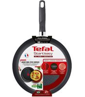 Tefal Start Easy Aluminium Bratpfanne mit Titanium-Antihaftbeschichtung Pfanne Ø 24 cm **B-Ware – geprüft & funktionell einwandfrei** Schwarz