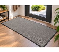 andiamo Fußmatte Turin 80 x 180 cm Schutzfangmatte für den Haus **B-Ware – geprüft & funktionell einwandfrei** 704134 Grau
