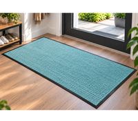 andiamo Fußmatte Turin 80 x 180 cm Schmutzfangmatte für den Haus **B-Ware – geprüft & funktionell einwandfrei** 704132 Türkis