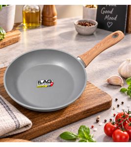Geschmiedete Bratpfanne Ø 20cm aus Aluminium mit hochwertiger ILAG Ultimate HL Antihaftbeschichtung Pfanne **B-Ware – geprüft & funktionell einwandfrei** Grau