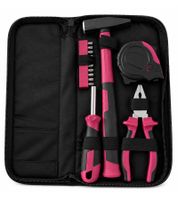 Juego de herramientas práctico de 5 piezas que incluye destornillador con 10 puntas diferentes. Accesorios **Producto de segunda mano – probado y en perfecto funcionamiento** Rojo/Negro