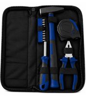 Juego de herramientas práctico de 5 piezas que incluye destornillador con 10 puntas diferentes. Accesorios **Producto de segunda mano – probado y en perfecto funcionamiento** Rojo/Negro