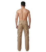 Robuste Build Your Brand Pure Vintage Herren Cargo Hose aus Baumwolle Outdoor- & Arbeitshose mit 8 Taschen in Beige, Camouflage-Grau/Weiß, Camouflage-Grün, Anthrazit oder Oliv-Grün