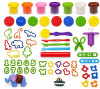 Simba Art & Fun Mega Knetset 55-teilig mit 400g Knete & umfangreichem Zubehör **B-Ware – geprüft & funktionell einwandfrei** Mehrfarbig