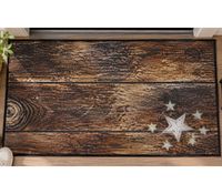 EMPIRE Sauberlaufmatte 67 x 120 cm Sterne-Design Schmutzfangmatte für den Haus **B-Ware – geprüft & funktionell einwandfrei** Muster Mehrfarbig
