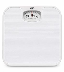 ADE BM707 Nina Mechanische Personenwaage bis 130kg mit gut ablesbarer Skala **B-Ware – geprüft & funktionell einwandfrei** in Weiß