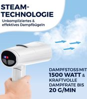 CLEANmaxx AeroTech 4000 Dampfbügler 3 in 1 Heiz-Bügelsohle, Dampf- & Ansaug-funktion **B-Ware – geprüft & funktionell einwandfrei** Weiß