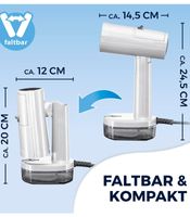CLEANmaxx AeroTech 4000 Dampfbügler 3 in 1 Heiz-Bügelsohle, Dampf- & Ansaug-funktion **B-Ware – geprüft & funktionell einwandfrei** Weiß