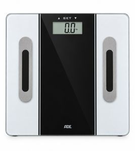 ADE BA2003 Tamina Körperanalysewaage bis 180kg mit BMI- & Körperanalyse **B-Ware – geprüft & funktionell einwandfrei** in Schwarz