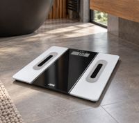 ADE BA2003 Tamina Körperanalysewaage bis 180kg mit BMI- & Körperanalyse **B-Ware – geprüft & funktionell einwandfrei** in Schwarz