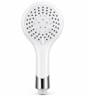 Moderna doccetta soffione doccia con 5 tipi di getto e soffione rotondo ca. 12 x 25 cm Prodotto di seconda scelta – testato Bianco/Cromato