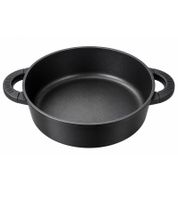 Padella da portata Ø 28 cm in alluminio forgiato con rivestimento antiaderente ILAG Premium **B-stock - controllato** Nero