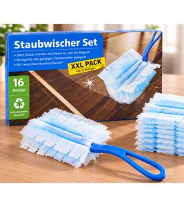 Set di 16 panni per la polvere in plastica riciclata **B-Stock - Ispezionato** Bianco
