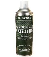 Vernice spray mimetica SICHER, verde oliva, finitura per superfici, bomboletta spray, 400 ml **Articolo di seconda scelta - Ispezionato**