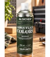 Vernice spray mimetica SICHER, verde oliva, finitura per superfici, bomboletta spray, 400 ml **Articolo di seconda scelta - Ispezionato**