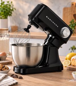 TOWER Standmixer / Küchenmaschine mit 12 Geschwindigkeitsstufen Mixer herausnehmbare 3,5-Liter-Rührschüssel **B-Ware – geprüft** Schwarz