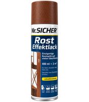Nr. Sicher Rost Effektlack - Einzigartige Rostoptik auf vielen Oberflächen für Innen & Außen 400ml **B-Ware – geprüft** in Rost Braun