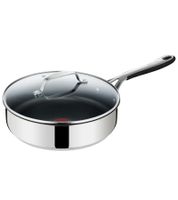 Tefal Schmorpfanne von Jamie Oliver Sautépfanne mit Thermo-Signal®-Technologie Durchmesser 25cm **B-Ware – geprüft** Silber